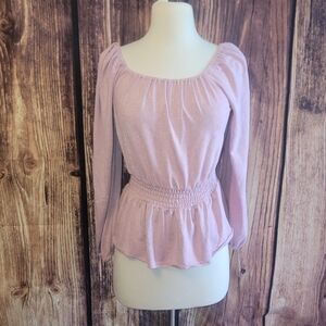 LC Lauren Conrad Top Size XS Pink/Silver